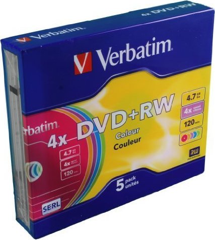 DVD+RW VERBATIM 4.7GB