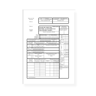 Foi parcurs marfa A4 FV